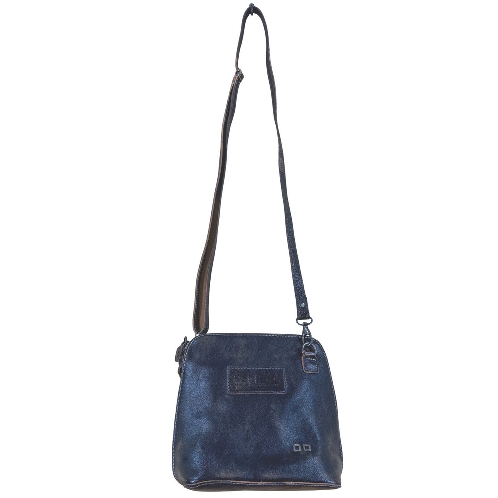 Bed‎ Stu Ventura Brown Leather Crossbody Bag With Adjustable Strap Boho Grunge